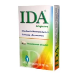 Abi Pharmaceutical Ida Integratore Fermenti Lattici per Flora Intestinale 12 Compresse Orosolubili
