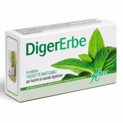 Aboca DigerErbe Integratore per la Digestione in 30 Tavolette
