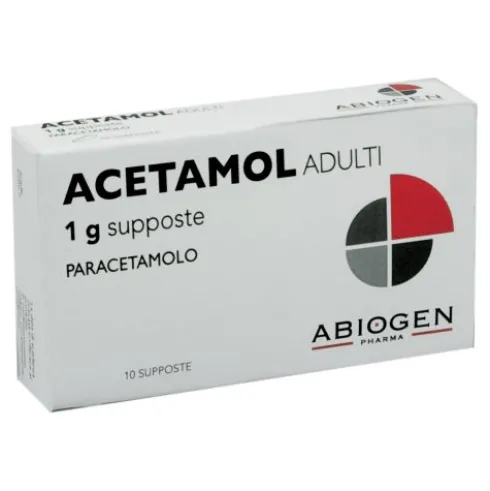 ACETAMOL*10 Supp.Adulti 1g