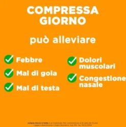 Actigrip Giorno & Notte - Rapido sollievo dai sintomi del raffreddore anche di notte - 12 + 4 compresse