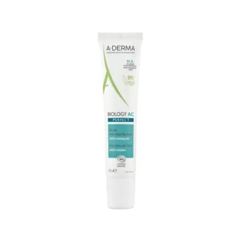 A-Derma Biology AC Perfect Fluido Anti-Imperfezioni Trattamento Viso 40ml