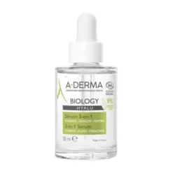 A-Derma Biology Hyalu Siero Viso 3in1 Idratante Rimpolpante per Pelle Fragile 30ml