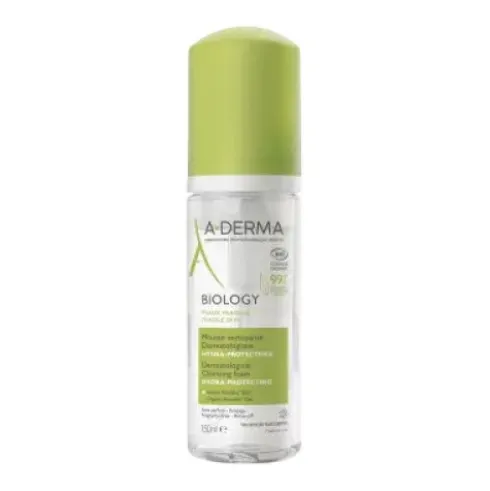 A-Derma Biology Schiuma Detergente Idratante per Pelle Sensibile 150ml