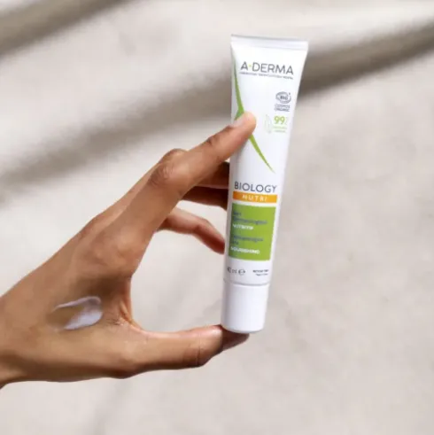 A-Derma Biology Trattamento Dermatologico Nutritivo - Trattamento viso per pelle secca e con prurito - 40 ml