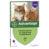 Advantage Spot-On Gatti e Conigli Grandi Antiparassitario 4 Pipette