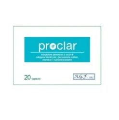 A.G.F. Proclar Integratore Alimentare per Articolazioni e Tessuto Connettivo, 20 Capsule