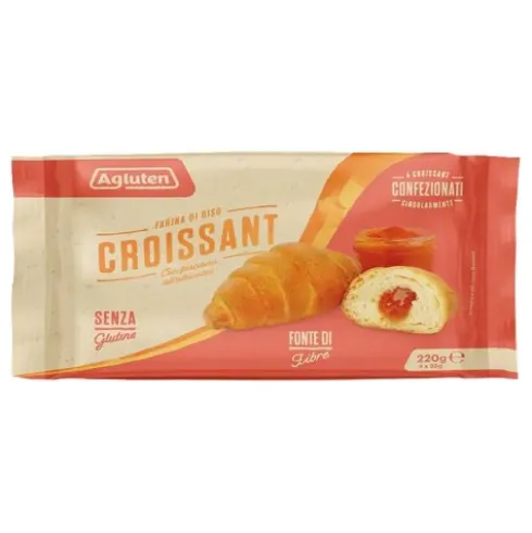AGLUTEN Croissant Alb.4x55g