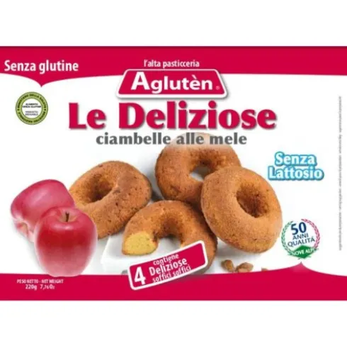 Agluten Le Deliziose Ciambelline Alle Mele Senza Glutine e Lattosio
