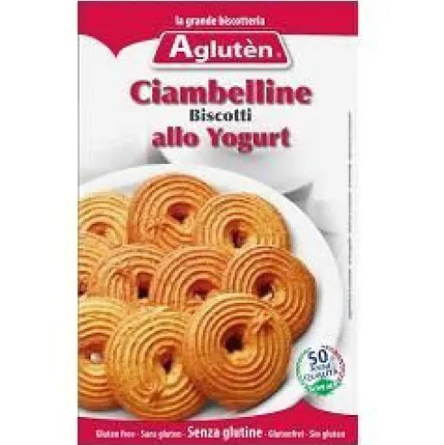 Aglutén Ciambelline allo Yogurt Biscotti Frollini Senza Glutine 200 g