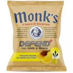 Akellas Monks Caramelle Defend Miele Limone Sollievo Gola 46g