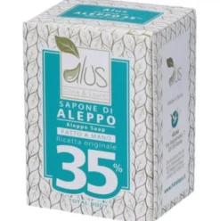 Alcea Sapone di Aleppo Naturale 35% Olio di Alloro Pelli Sensibili 200g