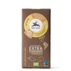 Alce Nero Tavoletta Cioccolato Fondente con Zenzero Biologico 50 g