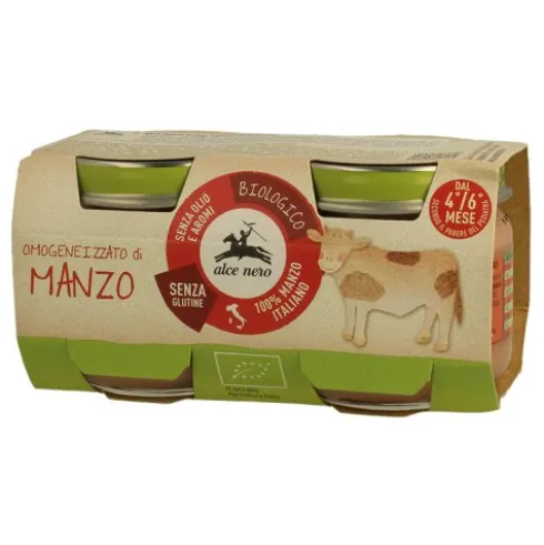 ALCE OMO Manzo Bio 2x80g