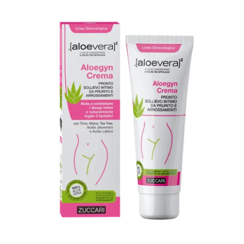 Aloevera 2 Aloegyn Crema - Trattamento contro prurito e bruciore intimo - 50 ml