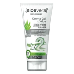 Aloevera 2 Crema Gel d'Aloe - Trattamento idratante e lenitivo per pelle stressata - 150 ml