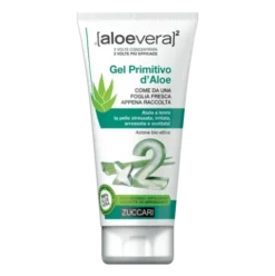Aloevera 2 Gel Primitivo d'Aloe - Trattamento idratante e lenitivo per pelle sensibile o arrossata - 150 ml