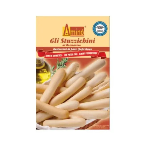Aminò Stuzzichini al Rosmarino Aproteici Grissini