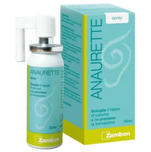 Anaurette Spray Rimozione Cerume Naturale Dispositivo Medico CE 30ml