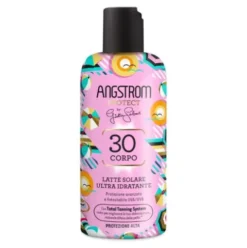 Angstrom Protect Latte Solare Ultra Idratante SPF30 - Protezione solare alta per il corpo - Edizione Giulia Salemi - 200 ml