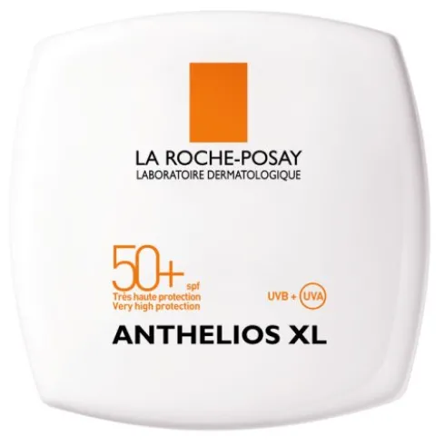 Anthelios XL Crema Compatta Uniformante SPF 50+ Protezione Solare Molto Alta Colore 01 Beige 9 g