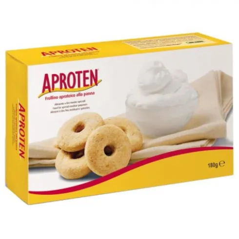 Aproten Frollini Panna Biscotti Aproteici per Insufficienza Renale 180g