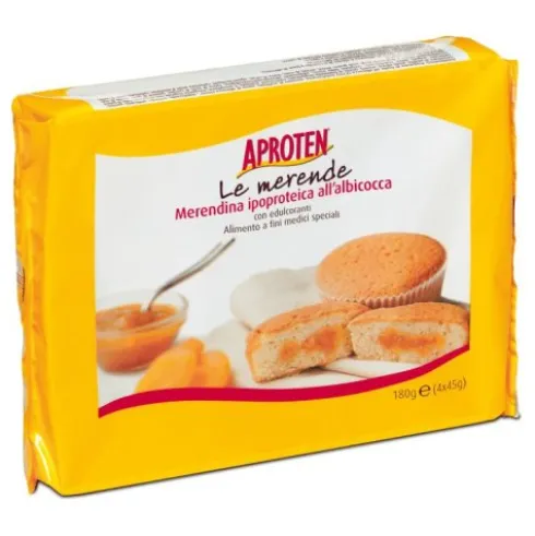 Aproten Merendina Albicocca Senza Zucchero Ipoproteica 180g