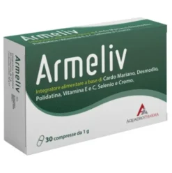 Aquadro Pharma Armeliv Integratore Fegato Cardo Mariano 30 Compresse