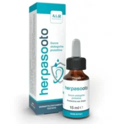 A&R Pharma Herpas Oto Gocce Auricolari Protettive per Infiammazioni 15ml