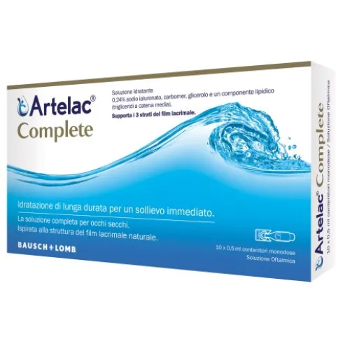 ARTELAC Complete Collirio Monodose 10 Flaconcini 0,5ml