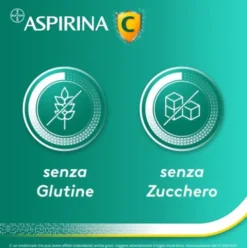 Aspirina C - Trattamento sintomatico di mal di testa, febbre e dolori da lievi a moderati - 10 compresse effervescenti 400 + 240mg