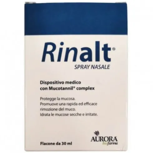 Aurora Biofarma Rinalt Spray Nasale per Rimozione Muco 30 ml