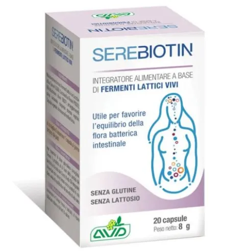 A.V.D. Reform Serebiotin Integratore Fermenti Lattici Probiotici 20 Capsule