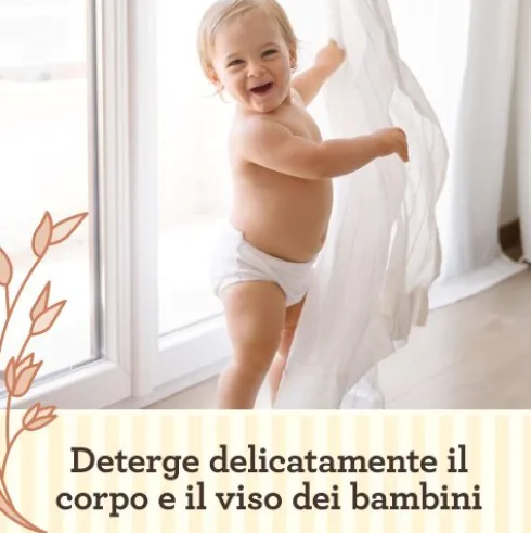 Aveeno Baby Salviettine - Salviette detergenti viso e corpo per bambini - 72 pezzi