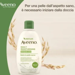 Aveeno Bagno Doccia Idratante Corpo - Adatto per pelle secca e sensibile - 500 ml