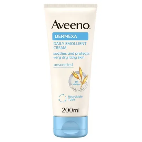 Aveeno Dermexa Crema Emolliente Quotidiana - Ideale per pelle secca a tendenza atopica - 200 ml