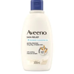 Aveeno Skin Relief Olio Bagno Doccia - Ideale per pelle secca e sensibile - 300 ml