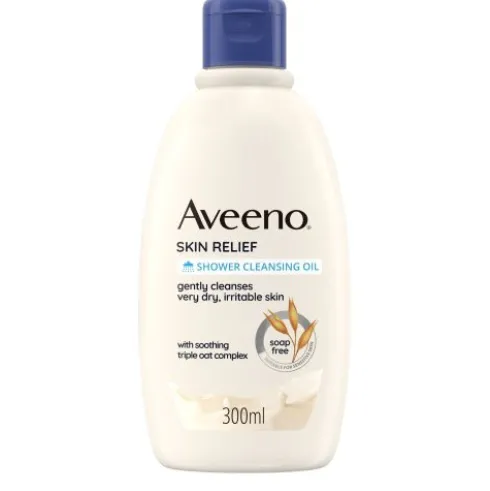 Aveeno Skin Relief Olio Bagno Doccia - Ideale per pelle secca e sensibile - 300 ml