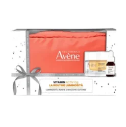 Avene Cofanetto di Natale Vitamin Activ Cg- Crema viso illuminante 50 ml + Siero viso illuminante 10 ml + Pochette