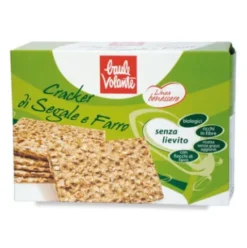 Baule Volante Cracker di Segale e Farro Senza Lievito Biologici 250g