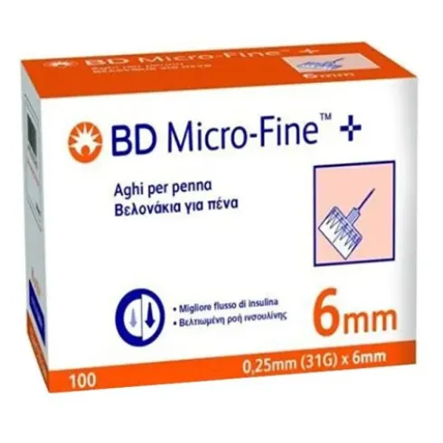 BD MICROFINE 100 Aghi 31g 6mm