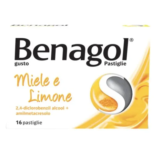 Benagol 16 Pastiglie Miele e Limone