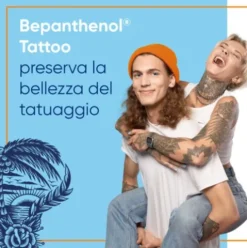 Bepanthenol Tattoo Crema Solare Protettiva SPF50+ Per Tatuaggio - Idrata e rigenera la pelle tatuata - 50 ml