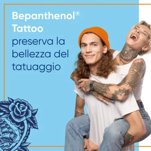 Bepanthenol Tattoo Detergente per Tatuaggio - Detergente delicato per pelle tatuata - 200 ml