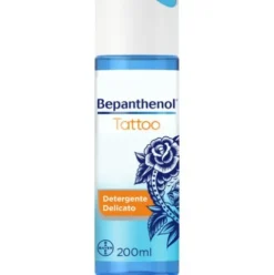 Bepanthenol Tattoo Detergente per Tatuaggio - Detergente delicato per pelle tatuata - 200 ml