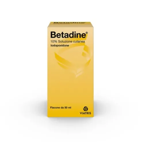 Betadine Soluzione Cutanea 10% Disinfettante Ferite 50ml
