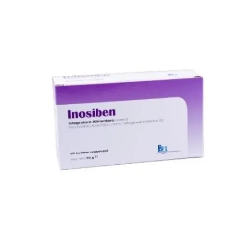Biemmefarma Inosiben Integratore Alimentare con Myo-inositolo in Bustine, 20 Pezzi