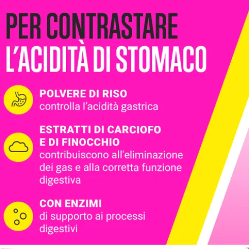 Biochetasi Digestione e Acidità - Integratore per facilitare la digestione - 20 Bustine