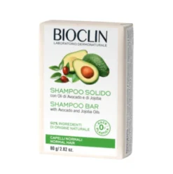 Bioclin Shampoo Solido - Shampoo idratante per capelli normali - 80 g
