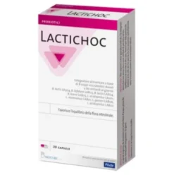 Biocure Lactichoc Probiotico 8 Ceppi per Equilibrio Flora Intestinale 20 Capsule