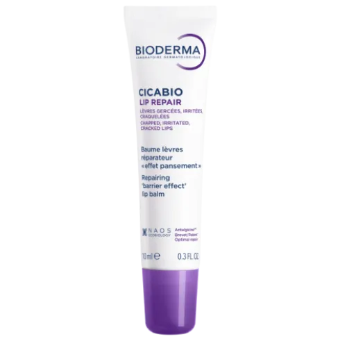 Bioderma Cicabio Lip Repair - Balsamo riparatore per labbra secche e screpolate - 10 ml